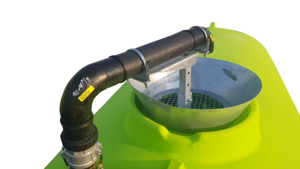 80mm Galvanised hydrant fill funnel lid